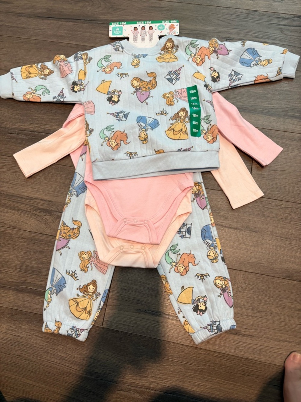 Baby Disney Princess 4PC Set Size  18M
